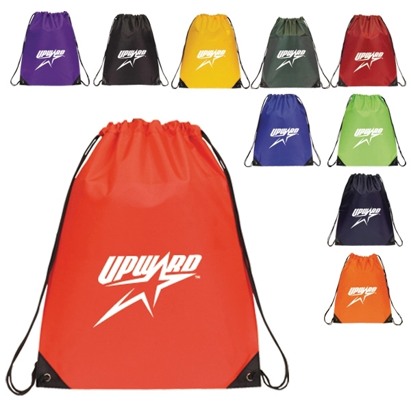 Drawstring backpack, 210 denier polyester.... from ASI 40544 Binaco / Binaline