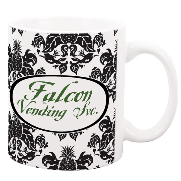 P.K. Reese (TM) - White 11 oz. ceramic mug with Pineapple... from ASI 74710 Numo / NUMO