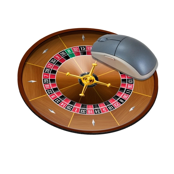 Four Color Process, mouse pads, round, natural rubber, 8" diameter, roulette... from ASI 74710 Numo / NUMO