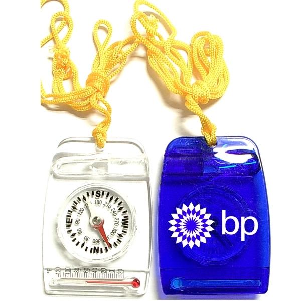 Three in one kit with compass, whistle and thermometer.... from ASI 74585 Nu Promo International / Nu Promo Line