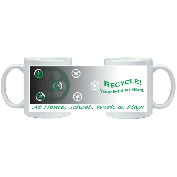 Magic Mug (TM) - Ceramic temperature reactive mug with recycle design.... from ASI 74710 Numo / NUMO