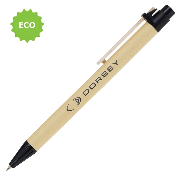 Click action recycle pen, made from recycled paper.... from ASI 79535 Primetime / Primetime