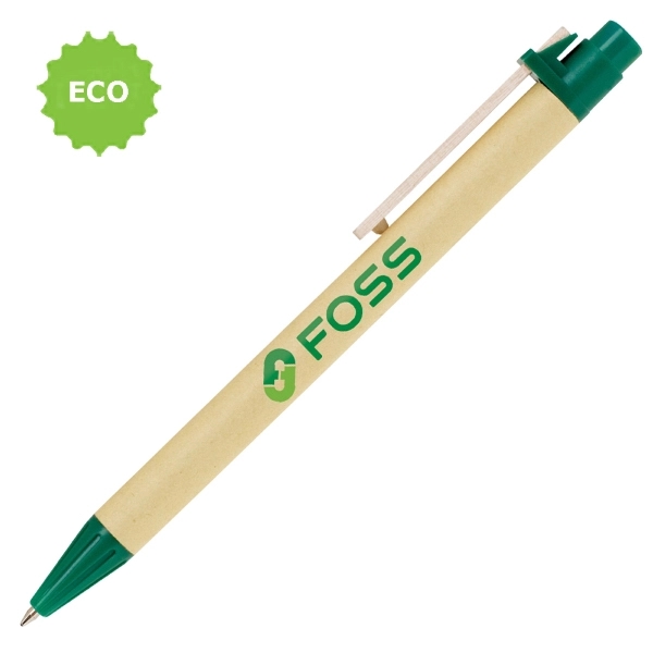 Click action recycle pen, made from recycled paper.... from ASI 79535 Primetime / Primetime