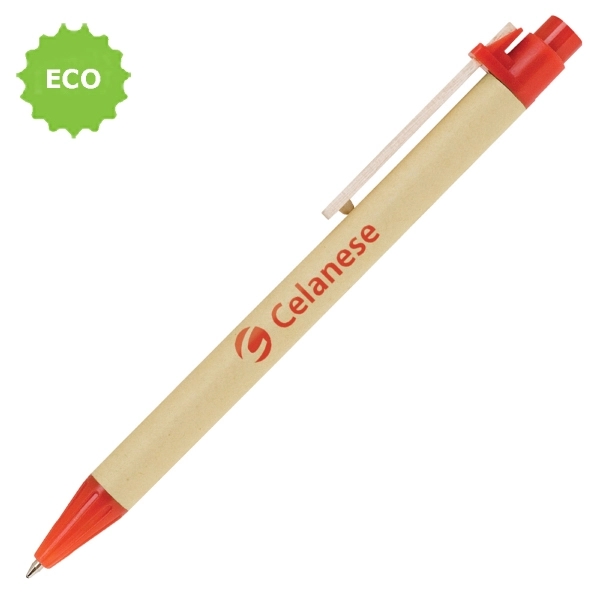 Click action recycle pen, made from recycled paper.... from ASI 79535 Primetime / Primetime