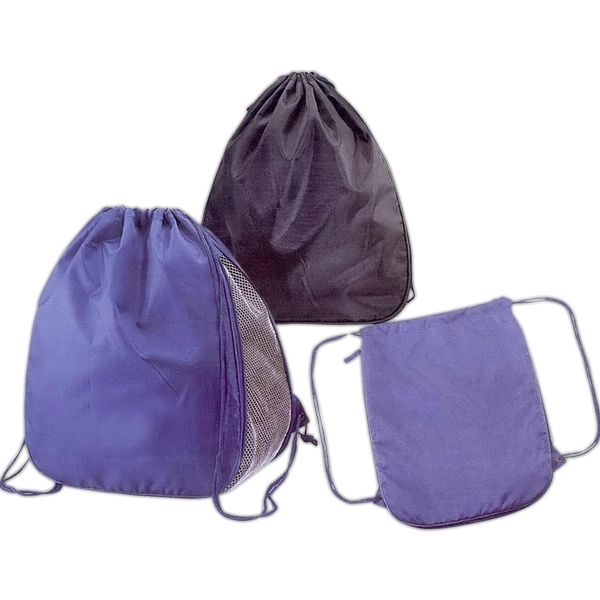 Nylon expandable drawstring backpack... from ASI 34800 Alstar Creations / Alstar Line