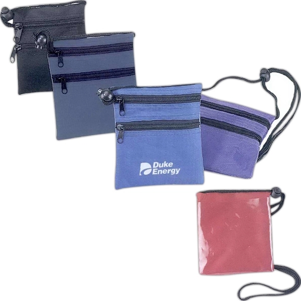 Neck Wallet with Two Zippered Pockets.... from ASI 34800 Alstar Creations / Alstar Line