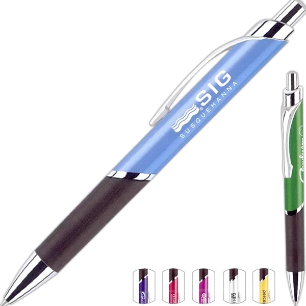 Plunge action aluminum ballpoint pen.... from ASI 34800 Alstar Creations / Alstar Line