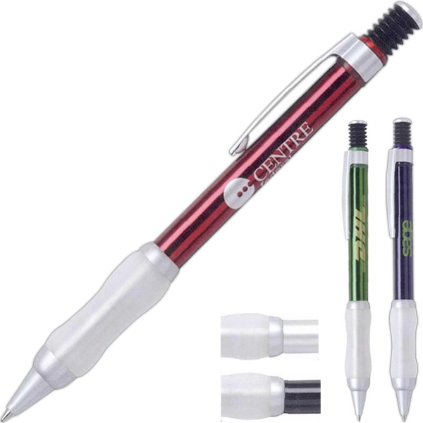 Click action pen with soft touch gripper.... from ASI 34800 Alstar Creations / Alstar Line