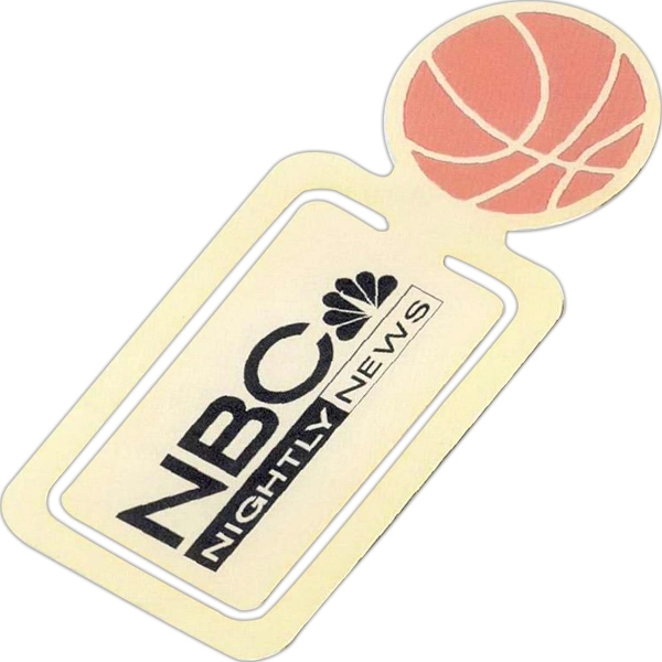 Gold plated metal basketball bookmark.... from ASI 34800 Alstar Creations / Alstar Line