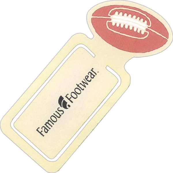 Gold plated metal football bookmark.... from ASI 34800 Alstar Creations / Alstar Line