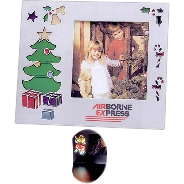 Silver metal picture frame with translucent graphics for a stain glass... from ASI 34800 Alstar Creations / Alstar Line