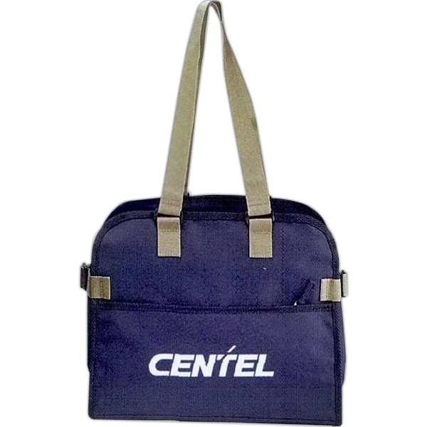 Deluxe tote bag with front zippered pocket. Clearance.... from ASI 34800 Alstar Creations / Alstar Line