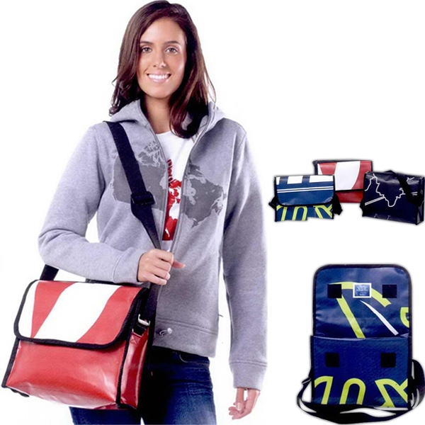 Recycled billboard bag.... from ASI 40705 ZZ OLD/Drop - Boardroom Custom Clothing