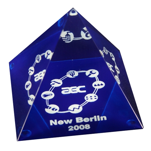 Four-sided pyramid award in in many sizes and color combinations available.... from ASI 45430 Clear Image Inc / Clear Image