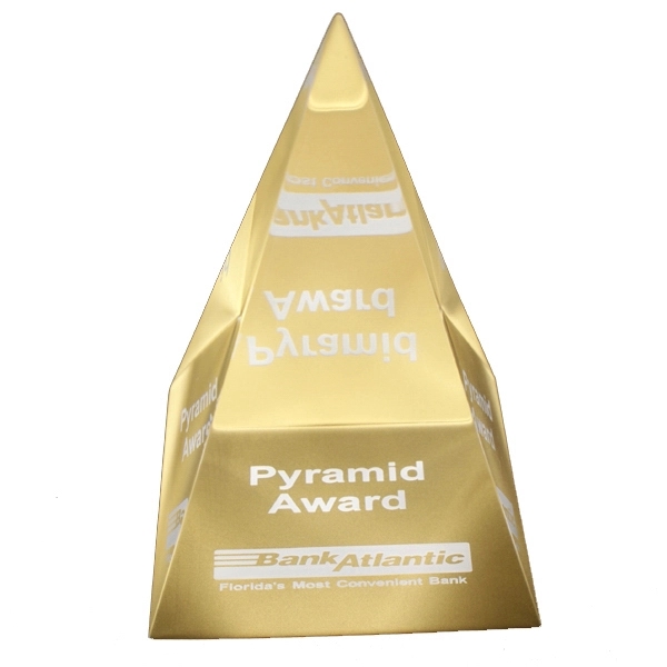 Four-sided pyramid award in in many sizes and color combinations available.... from ASI 45430 Clear Image Inc / Clear Image