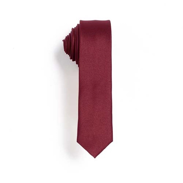 Maroon slim 1-3/4" wide 100% polyester skinny neck tie. Also in... from ASI 98085 Wolfmark