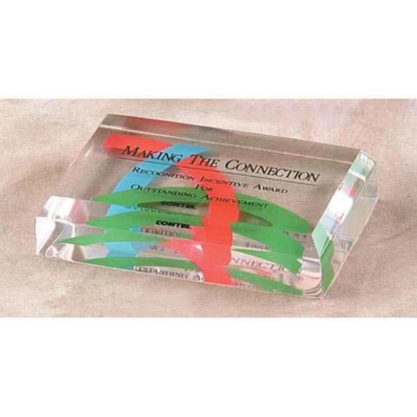 Emerald shape embedment, 2 5/8" x 4" x 1". Blank product.... from ASI 69240 MasterCast LTD / MasterCast