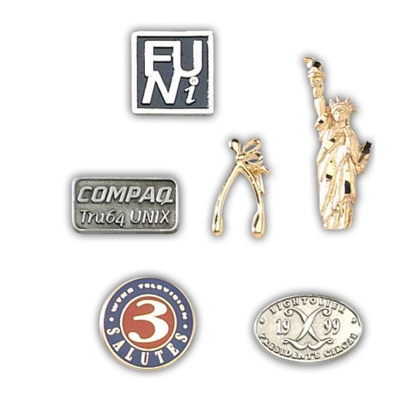 Custom cast lapel pin with military clutch and polybag.... from ASI 69240 MasterCast LTD / MasterCast