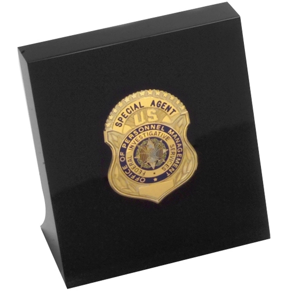 Easel display stand type Lucite® embedment. Blank product.... from ASI 69240 MasterCast LTD / MasterCast