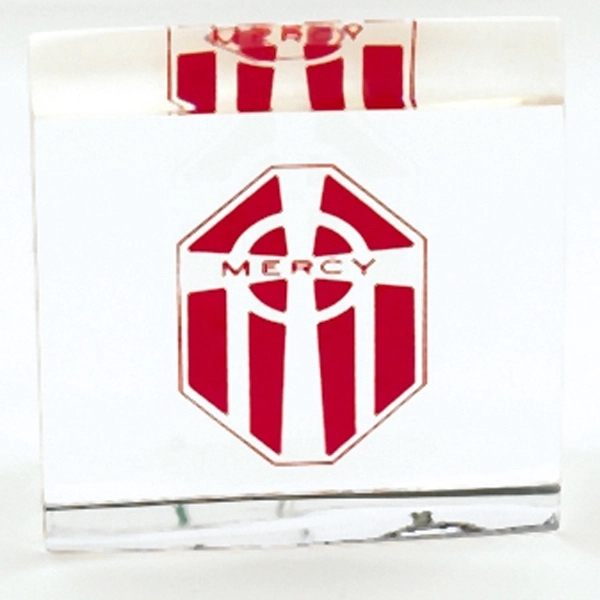 Square shaped MastCast embedment paperweight. Blank product.... from ASI 69240 MasterCast LTD / MasterCast