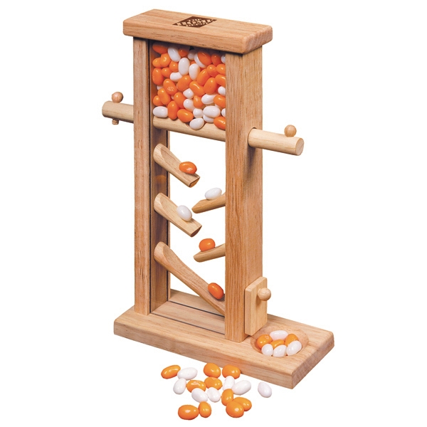 Executive Jelly Bean Dispenser with a custom assortment of Jelly Belly... from ASI 68680 Maple Ridge Farms Inc / Maple Ridge Farms