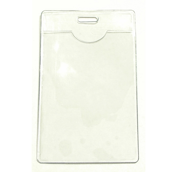 Clear vinyl badge holder, 2.25" x 3.25". Vertical.... from ASI 74585 Nu Promo International / Nu Promo Line