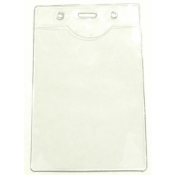 Clear vinyl badge holder, 3" x 4". Vertical.... from ASI 74585 Nu Promo International / Nu Promo Line