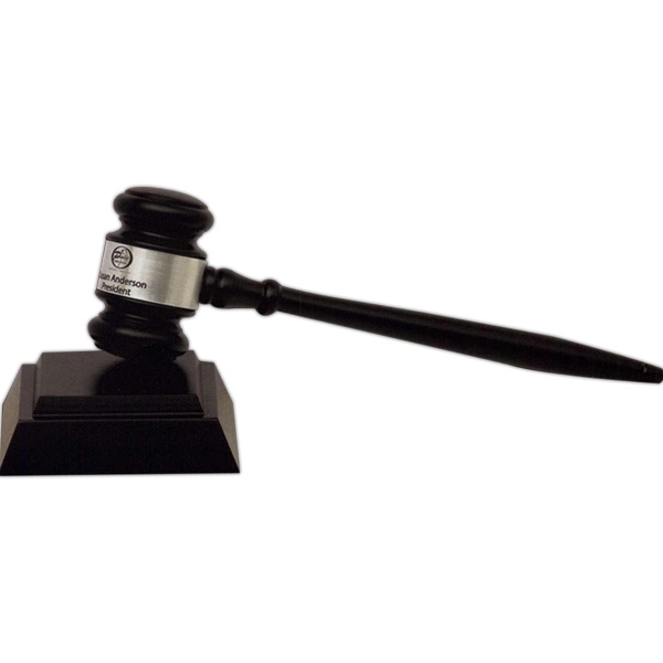 Gavel Set with 10 1/2" standard gavel complimentary sound block.... from ASI 56020 The Gavel Company / The Gavel Company