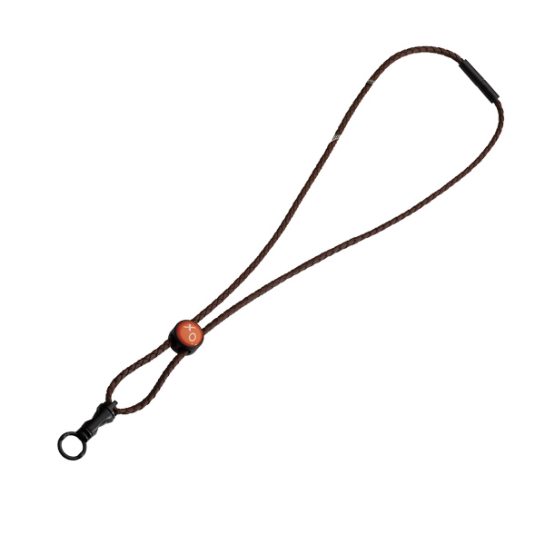 Round Slider - 3/16" Leather-like Cord Lanyard with domed slider. Clearance.... from ASI 88060 Snugz/USA Inc / SnugZ USA 