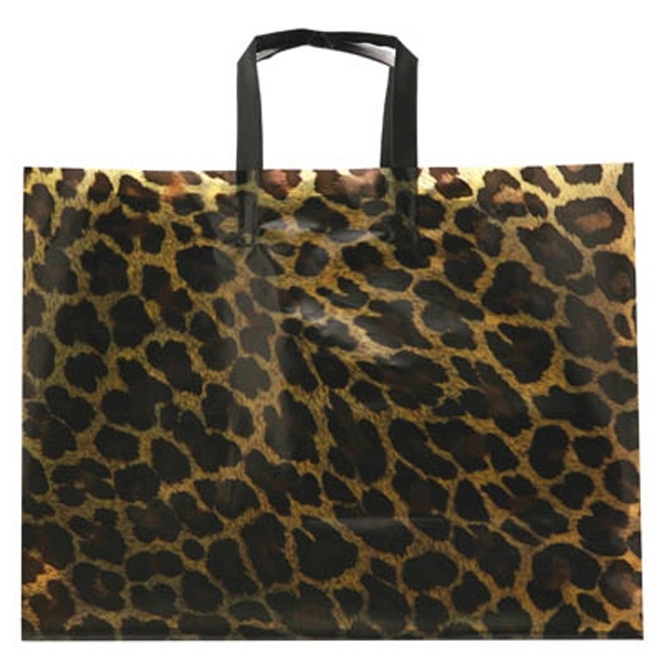 Bag with leopard pattern and black soft loop handle.... from ASI 92480 Uniflex / U F