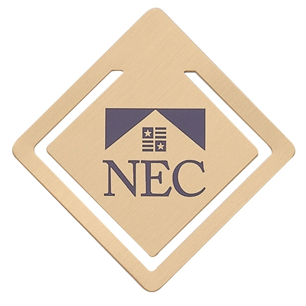 Diamond silkscreened bookmark clip (.018" thick).... from ASI 69240 MasterCast LTD / MasterCast