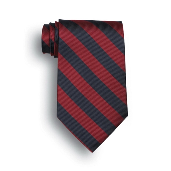 Red and navy blue collegiate stripe ties.... from ASI 98085 Wolfmark