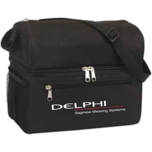 Double compartment lunch cooler, 11" x 9.5" x 6" gusset.... from ASI 40515 BILD Enterprises LLC / Ben-Line