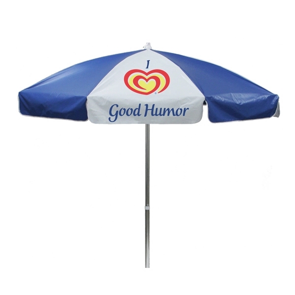 Aluminum 7.5 ft. patio umbrella, 3-way metal tilt, with 8" deep... from ASI 40515 BILD Enterprises LLC / Ben-Line