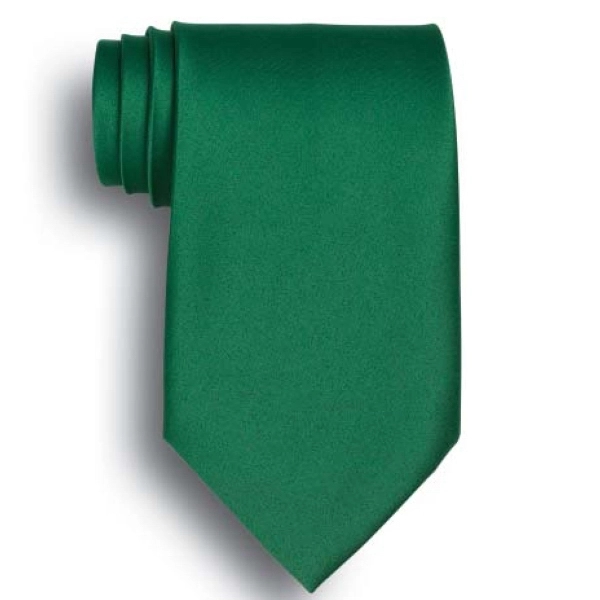 Green solid color men's tie - choose from 25 in stock... from ASI 98085 Wolfmark