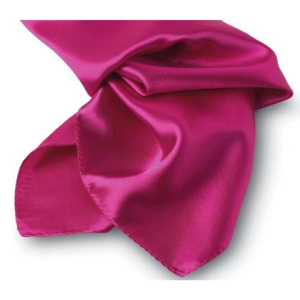 Hot Pink ladies solid color scarf 30" x 30".... from ASI 98085 Wolfmark