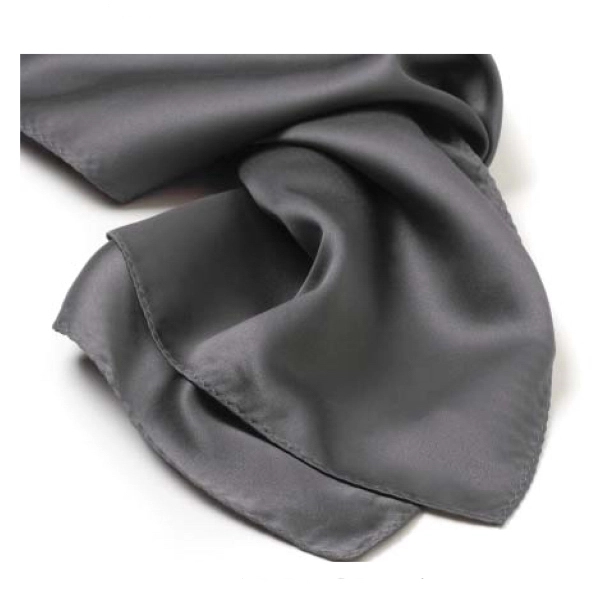 Dark gray ladies solid color scarf 30" x 30".... from ASI 98085 Wolfmark
