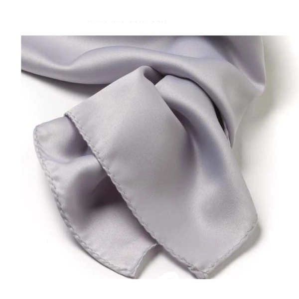 Light gray ladies solid color scarf 30" x 30".... from ASI 98085 Wolfmark