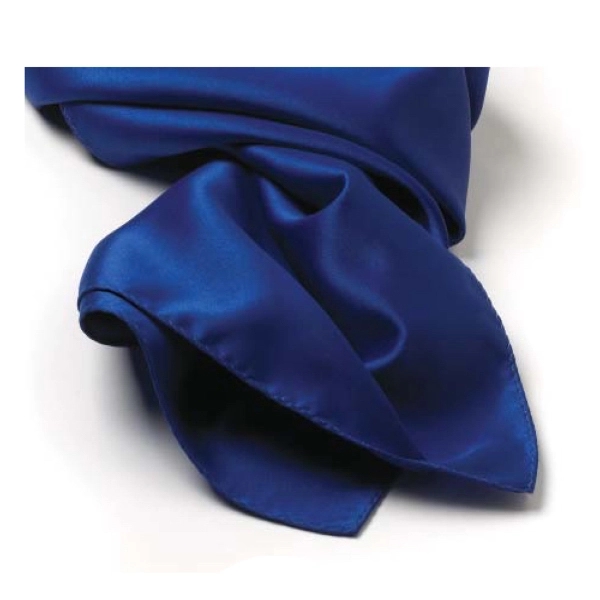 Royal blue ladies oblong scarf 8" x 45".... from ASI 98085 Wolfmark