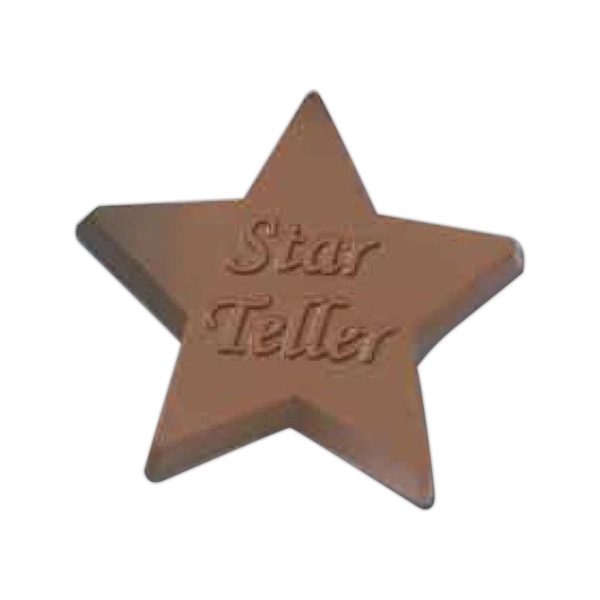 Cello sealed, 1 oz. star shape molded chocolate.... from ASI 44900 NC Custom (CI/Lanco) / Lanco