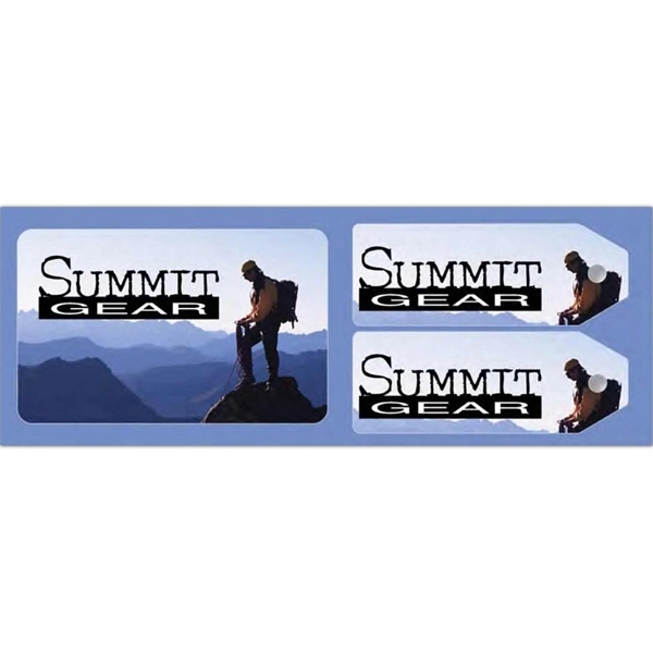 Family pack, one 2.125" x 3.375" credit card and two key... from ASI 47204 CredentialExpress / CredentialExpress