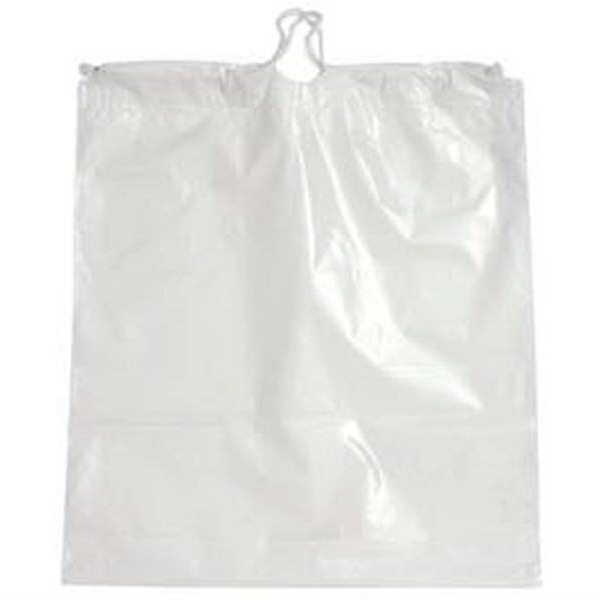 White cotton drawstring bag, 16" x 18" x 3". Blank.... from ASI 92480 Uniflex / U F