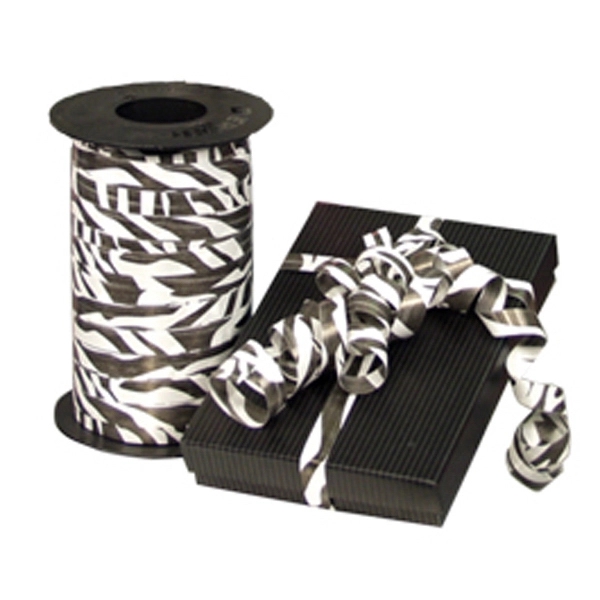 Zebra print curling ribbon. Blank product only.... from ASI 92480 Uniflex / U F