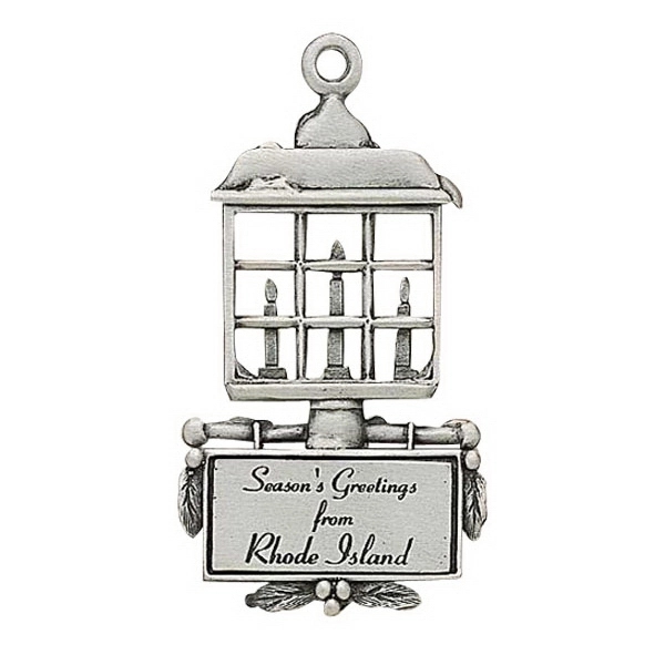 Lantern MC Design ornament with cord and antique pewter finish.... from ASI 69240 MasterCast LTD / MasterCast