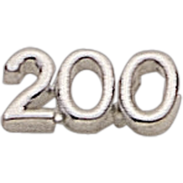 Number shape lapel pin with military clutch, up to 3/8".... from ASI 68760 Marken Industries / Marken