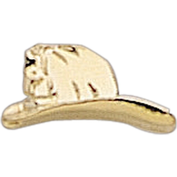 Fire hat (with dimensional star) lapel pin with military clutch, up... from ASI 68760 Marken Industries / Marken