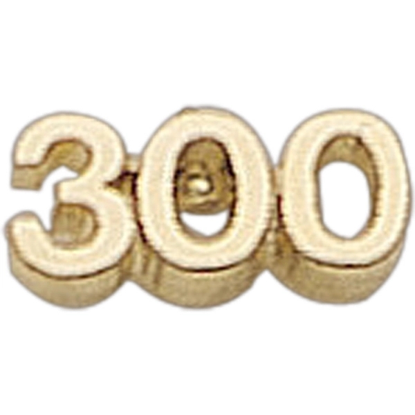 Number shape lapel pin with military clutch, up to 3/8".... from ASI 68760 Marken Industries / Marken