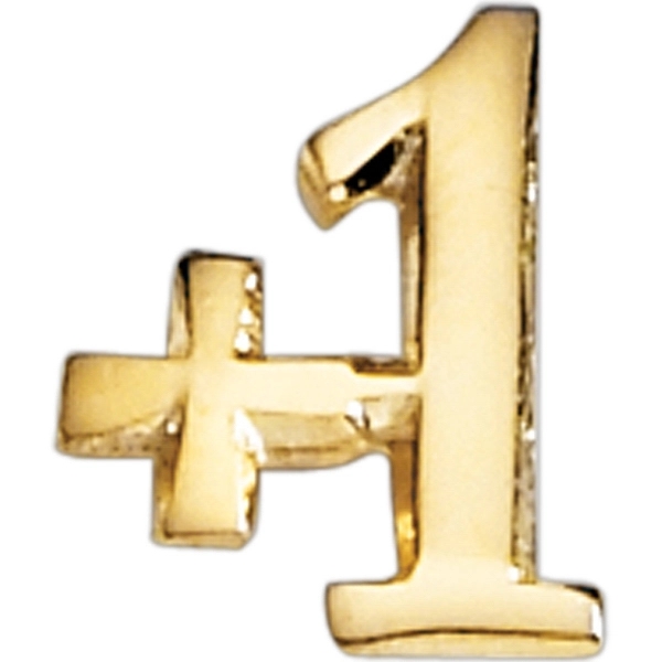 Plus 1 lapel pin with military clutch, up to 5/8".... from ASI 68760 Marken Industries / Marken