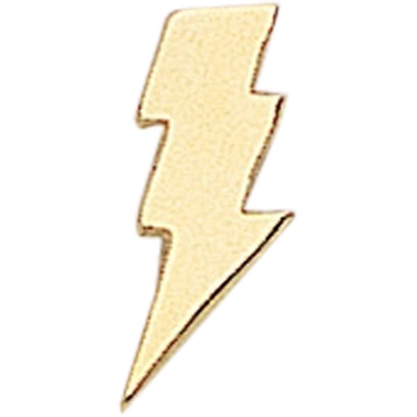 Lightning bolt lapel pin with military clutch, up to 3/4".... from ASI 68760 Marken Industries / Marken