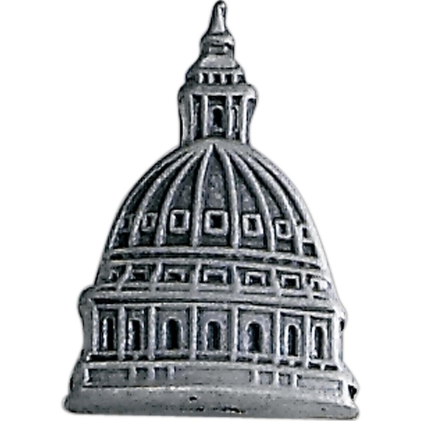 Capitol Dome lapel pin with military clutch, up to 3/4".... from ASI 68760 Marken Industries / Marken